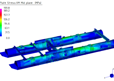 Subsea Chain-Trencher: Structural Verification
