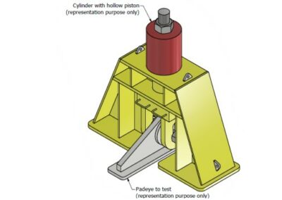 Padeye Tester, 50-200t SWL